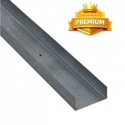 Profil gips-carton gofrat 0.6 mm Rigips® Rigiprofil® UW100 - 4000mm