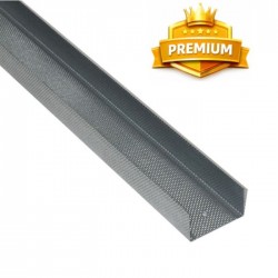 Profil gips-carton gofrat 0.6 mm Rigips® Rigiprofil® UW75 - 4000mm