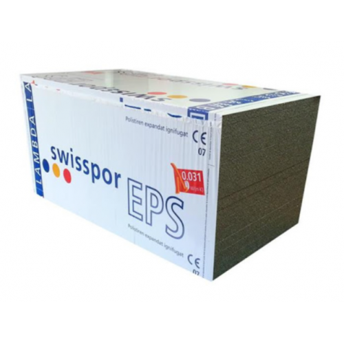 Polistiren expandat grafitat Swisspor Lambda Por EPS80F/10cm (2.5 mp)