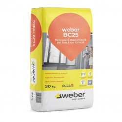 Tencuiala mecanizata pe baza de ciment Weber BC25 30Kg